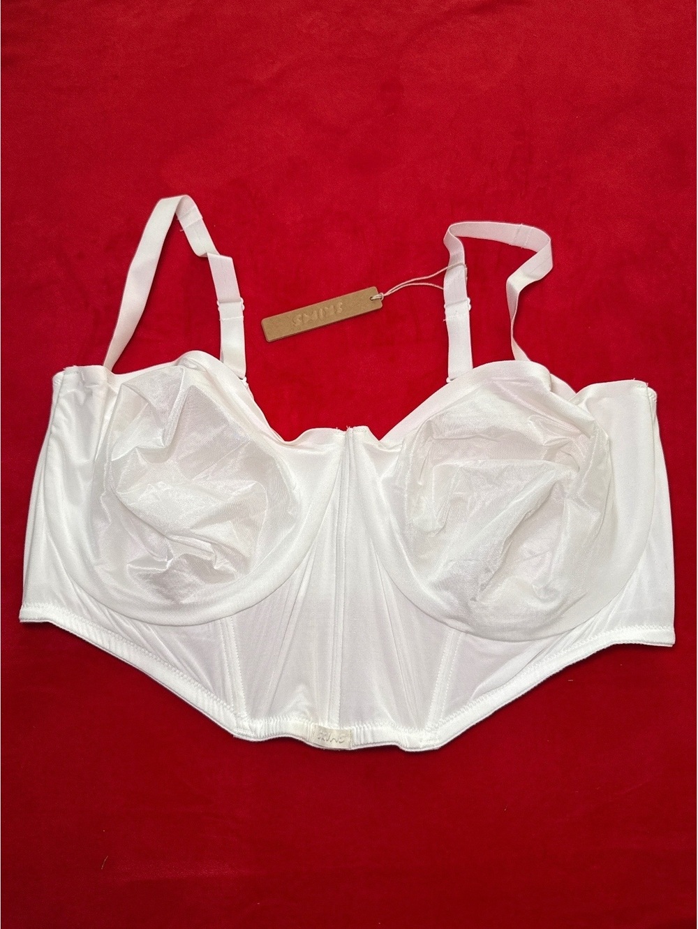 Skims Corset Bra Collection Balconette Bra Color Marble Size 44DDD